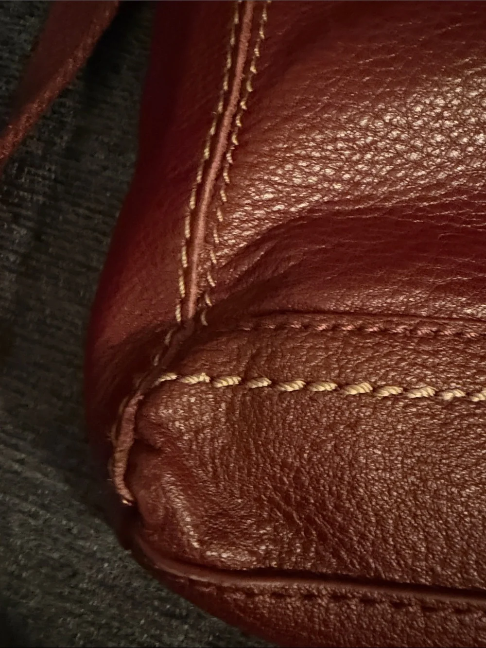 The Sak Leather Crossbody Bag in Burgundy